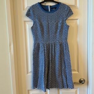 Blue Tommy Hilfiger lattice dress